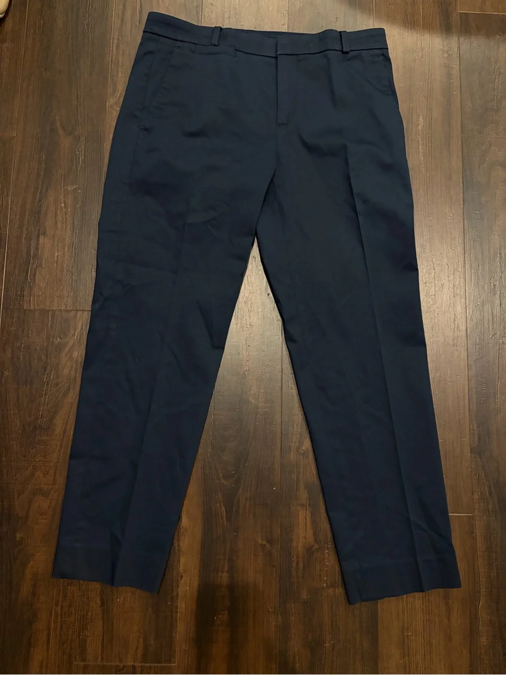 Banana Republic Avalon Pants 6 Navy Straight Trouser